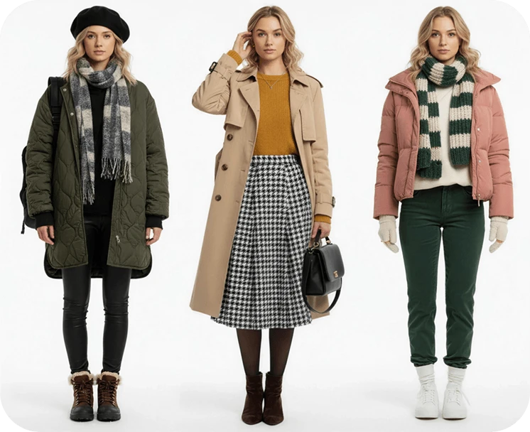 Winter Parisian Chic outfit 1