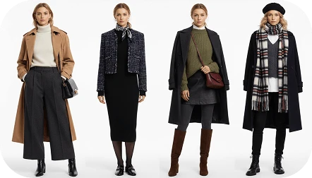 Winter Parisian Chic outfit 1