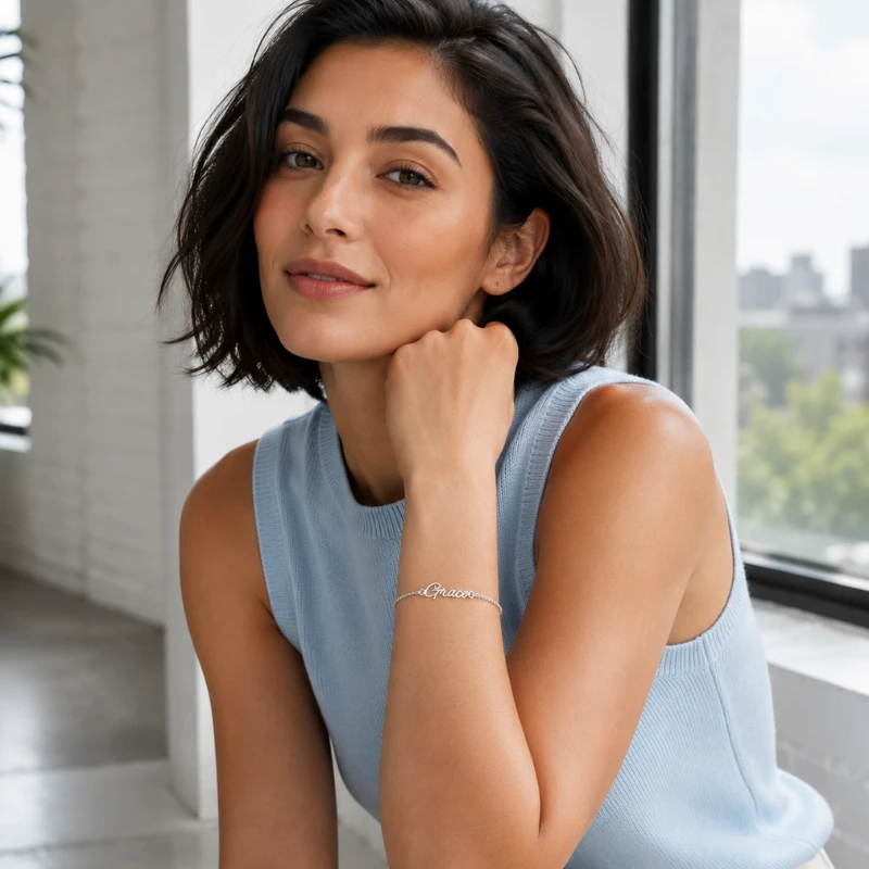 Glamorous Name Bracelet
