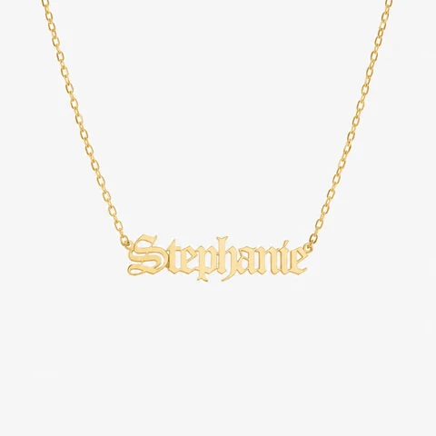 Collier prénom personnalisé délicat
