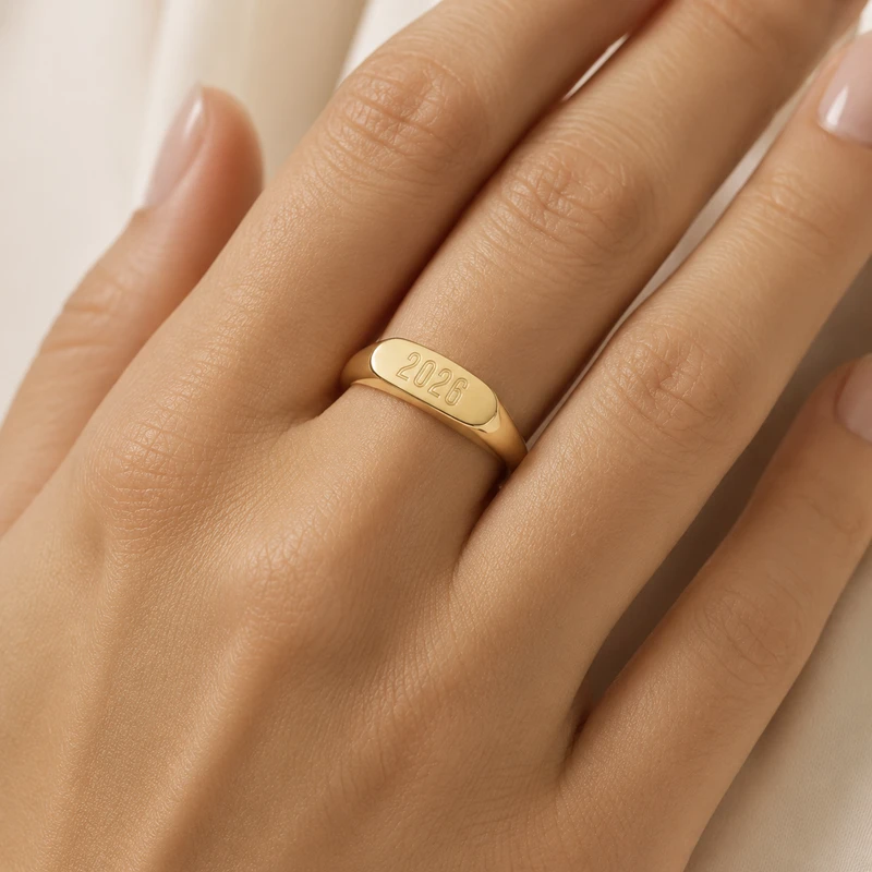 Personalized Engraved Signet Ring