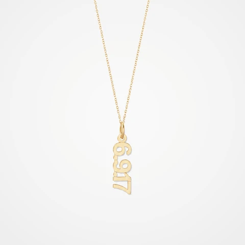 Collier personnalisé avec date