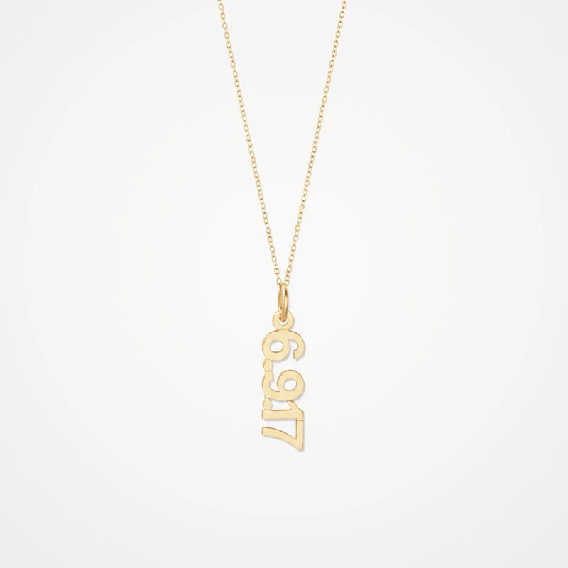 Collier personnalisé avec date image 2