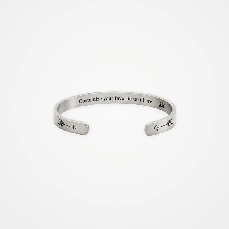 Personalized Engraved Bangle Bracelet image 2