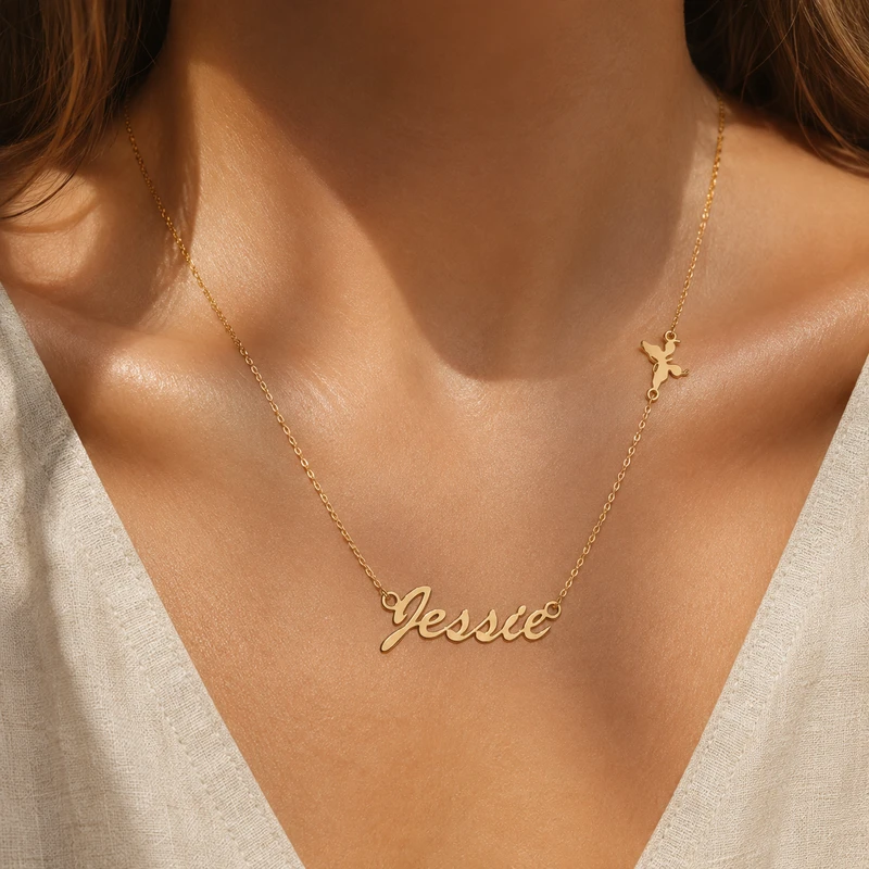 Personalized Iced Name Necklace detail image 1