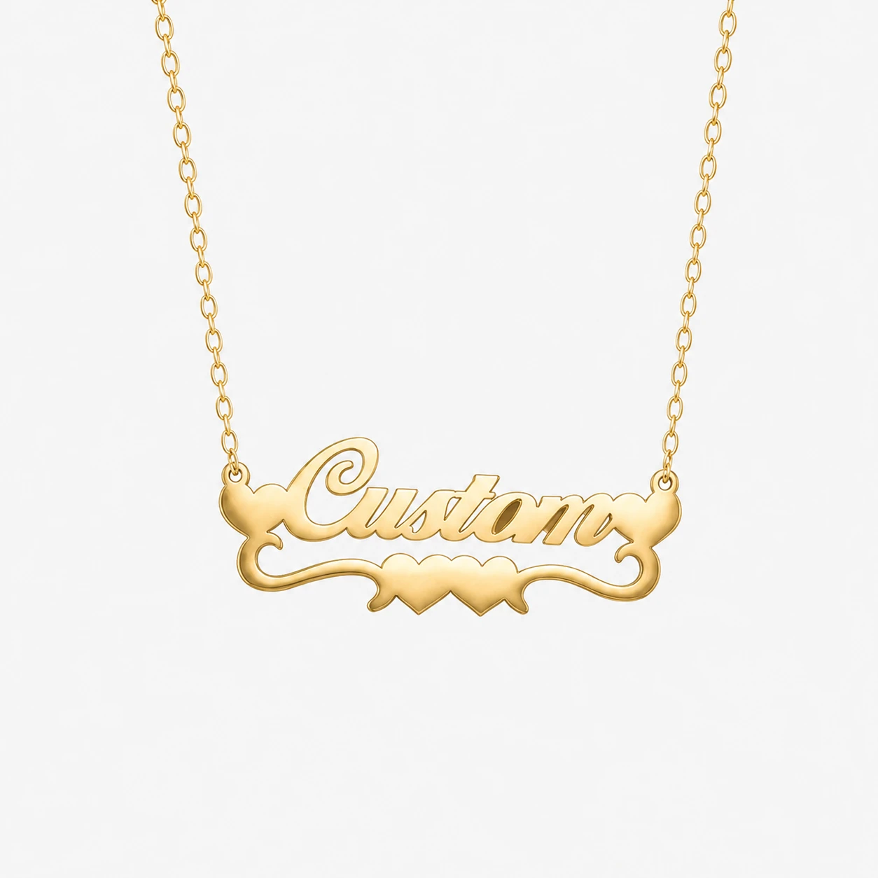 Collar personalizado con nombre y alas de ángel