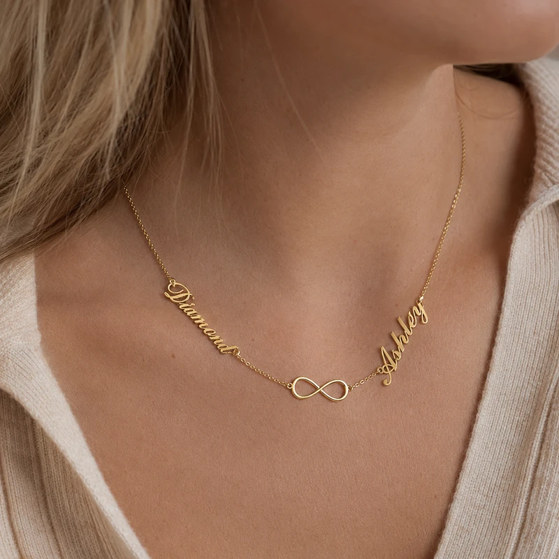Personalized Infinity Name Necklace image 2