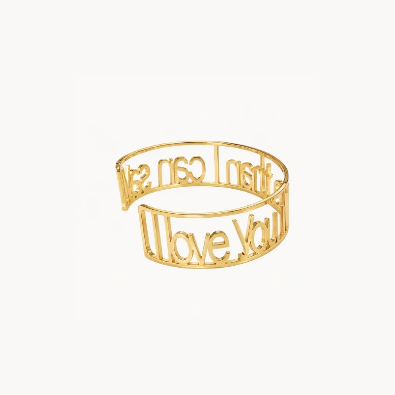 Pulseira Vazada Personalizada com Nome Impresso image 2