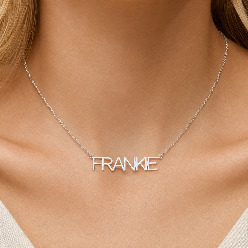 Personalized Bold Name Necklace image 2