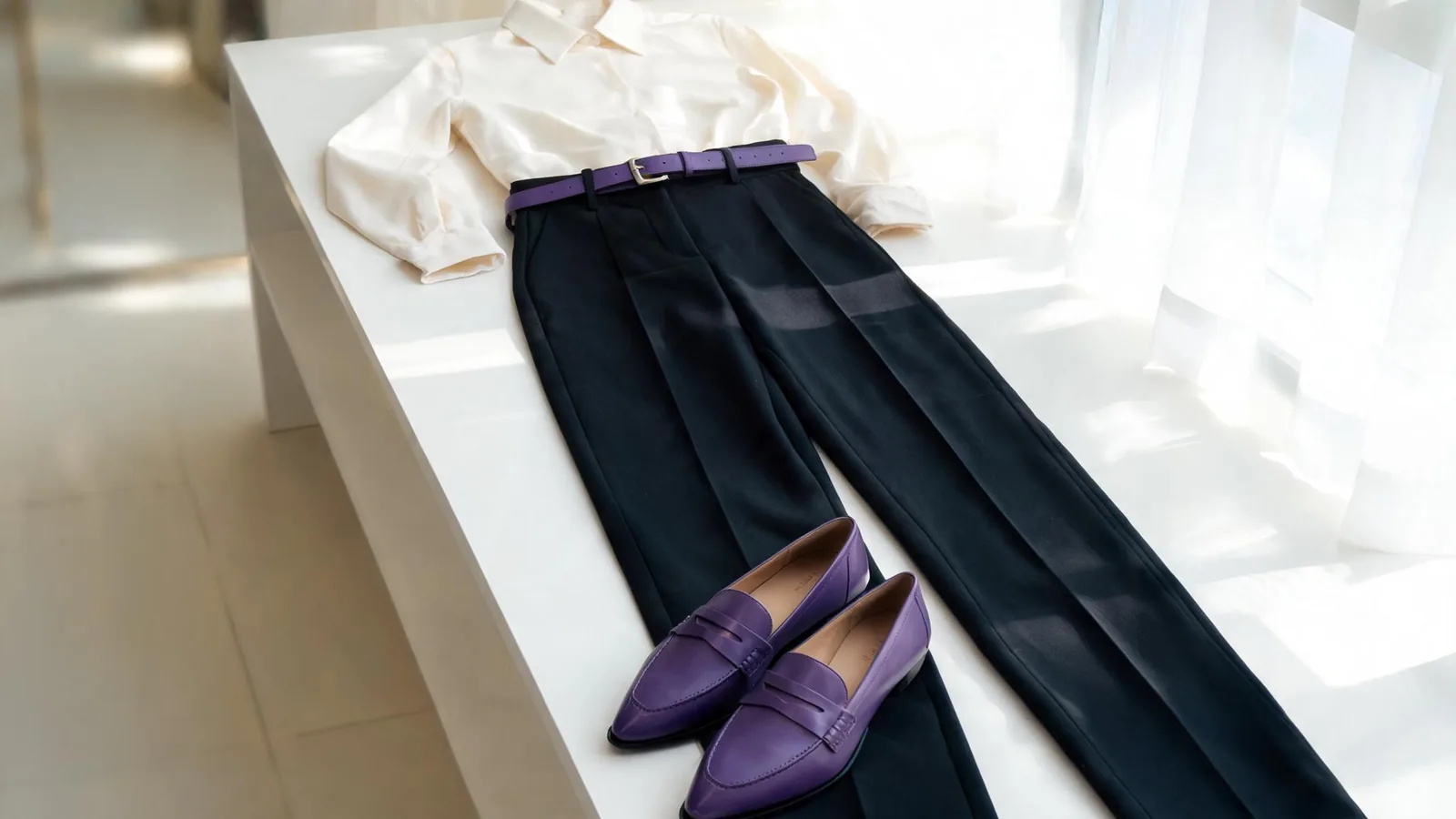 How High-Waisted Pants Create a Longer-Leg Look