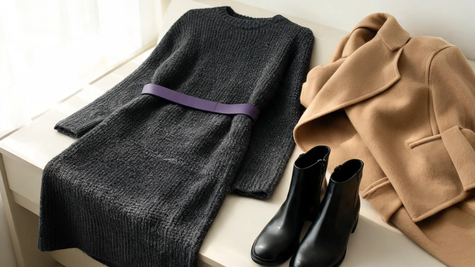How to Wear a Sweater Dress With Ankle Boots