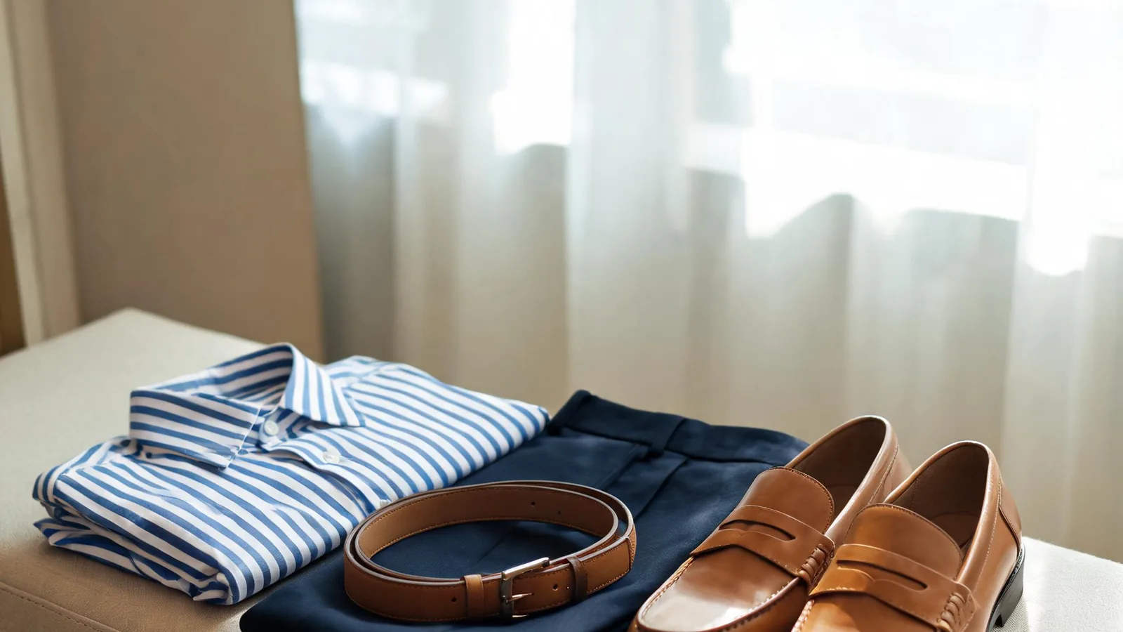 How to Style a Blue and White Striped Shirt